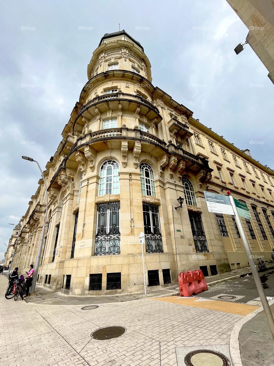 A colonial architecture in the city