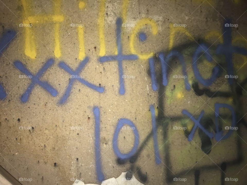 Graffiti wall at Bryce Hospital in Tuscaloosa, AL