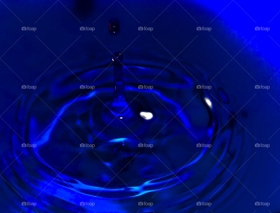 Water Drop - Blue