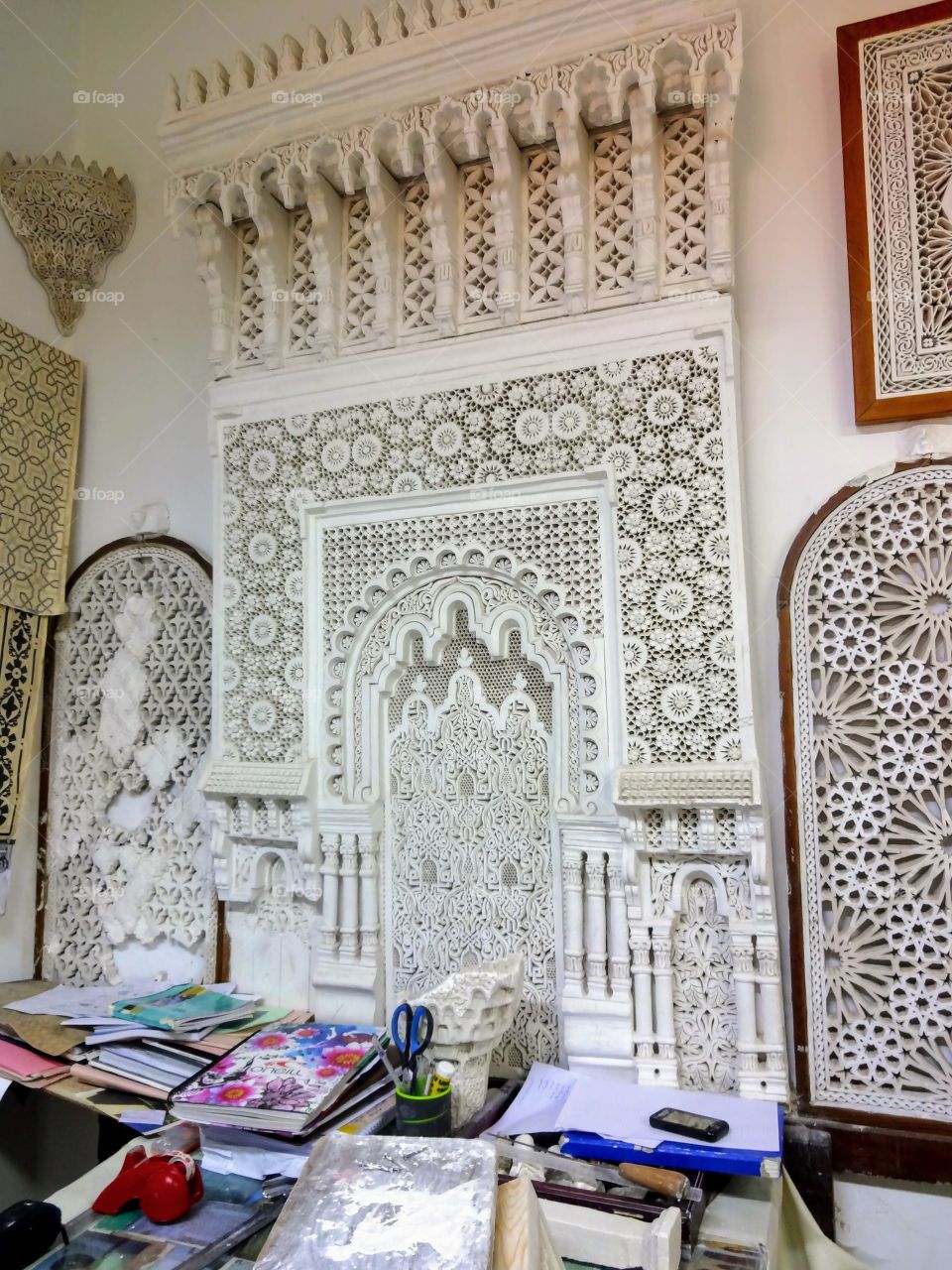 Woodwork in Morocco 