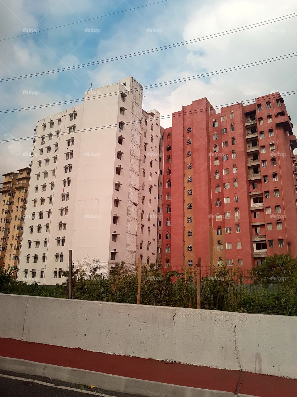 Ugly apartment buildings in the Philippines