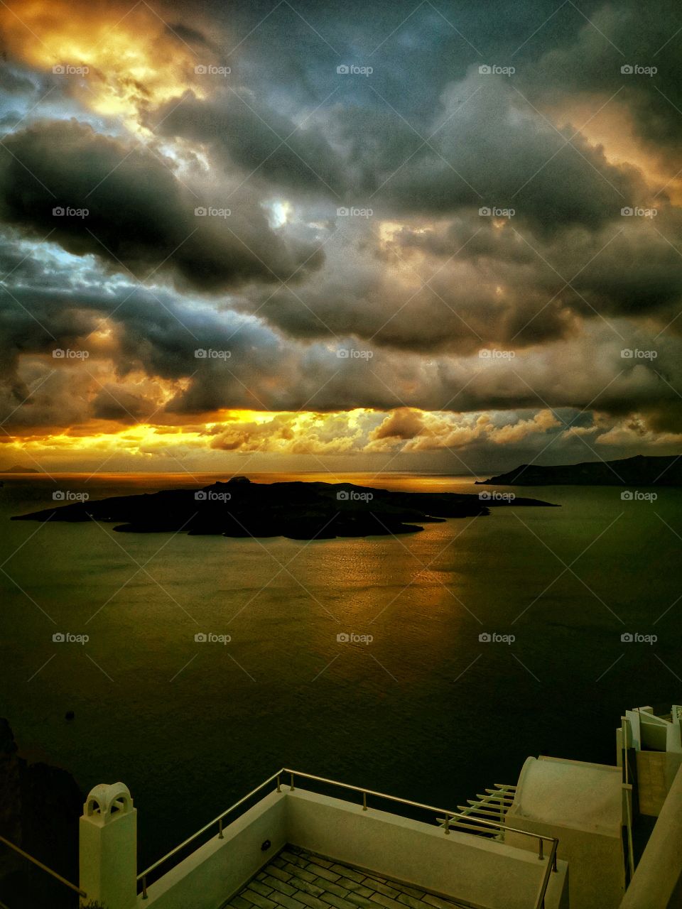 Sunset in Santorini
