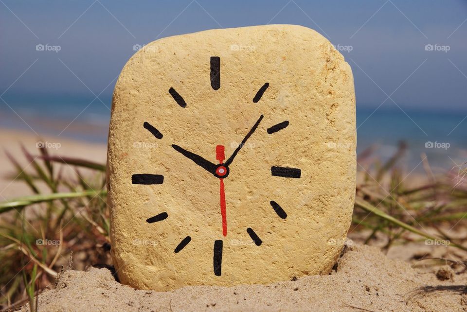 Stone clock