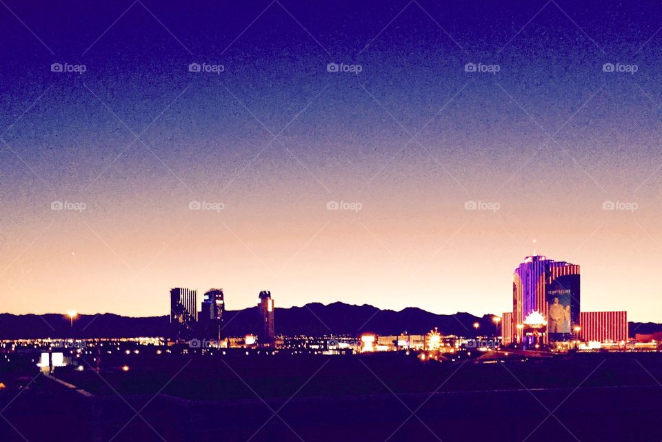 Vegas at the Golden Hour