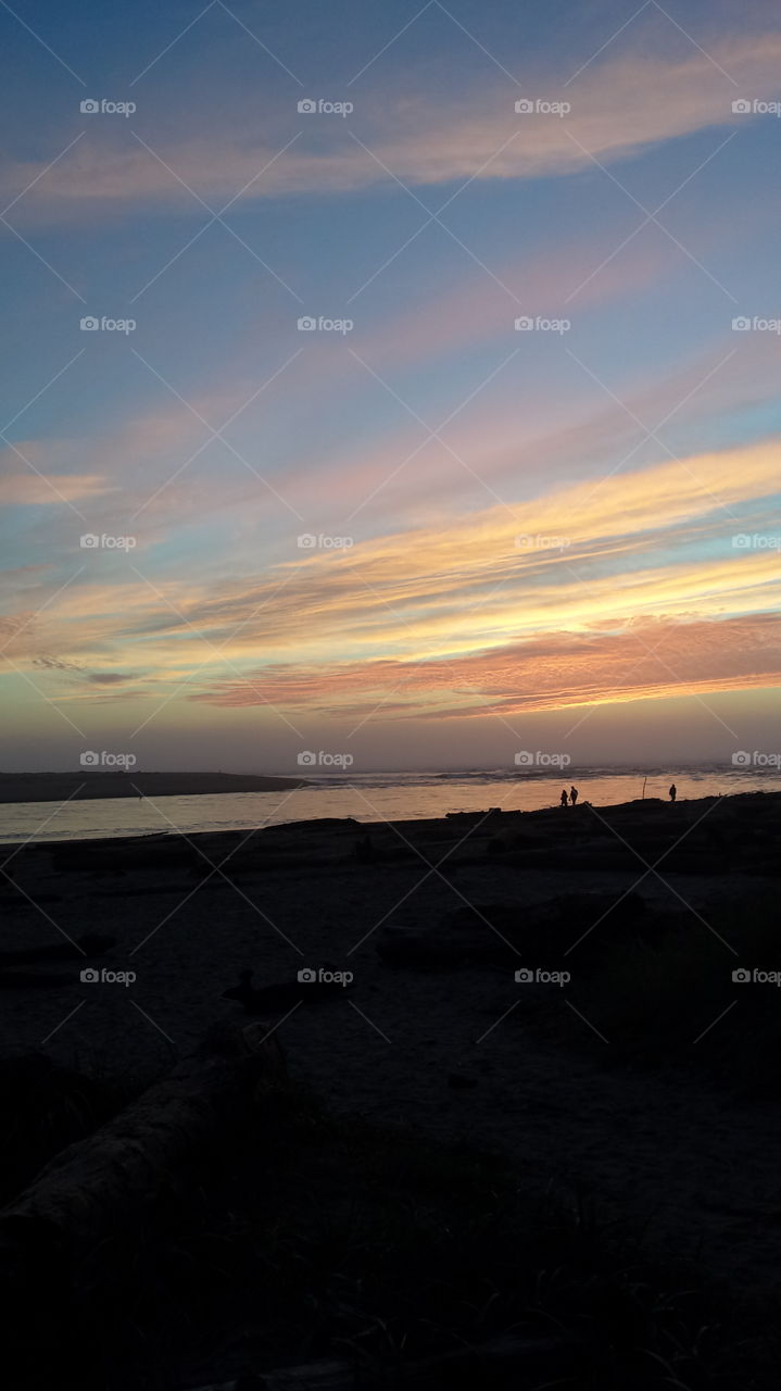 Sunset, Landscape, Dawn, Evening, Beach