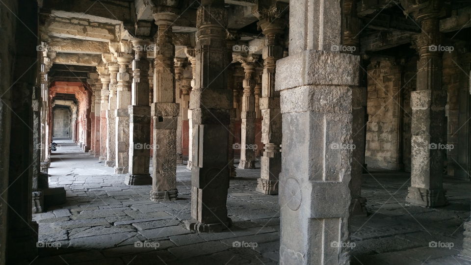old temple in Devgiri fort in aurangabad maharashtra India this fort built in 11th century built by yadavs