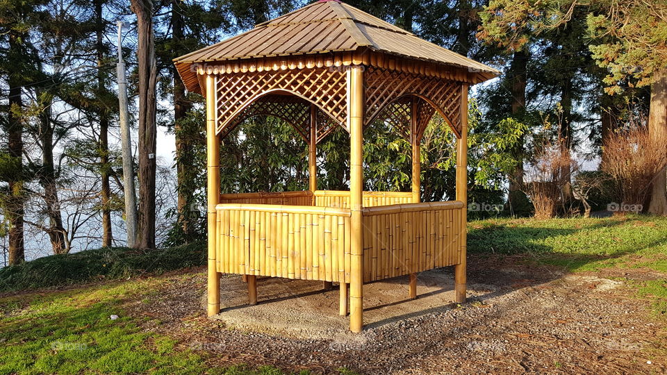 gazebo in the park