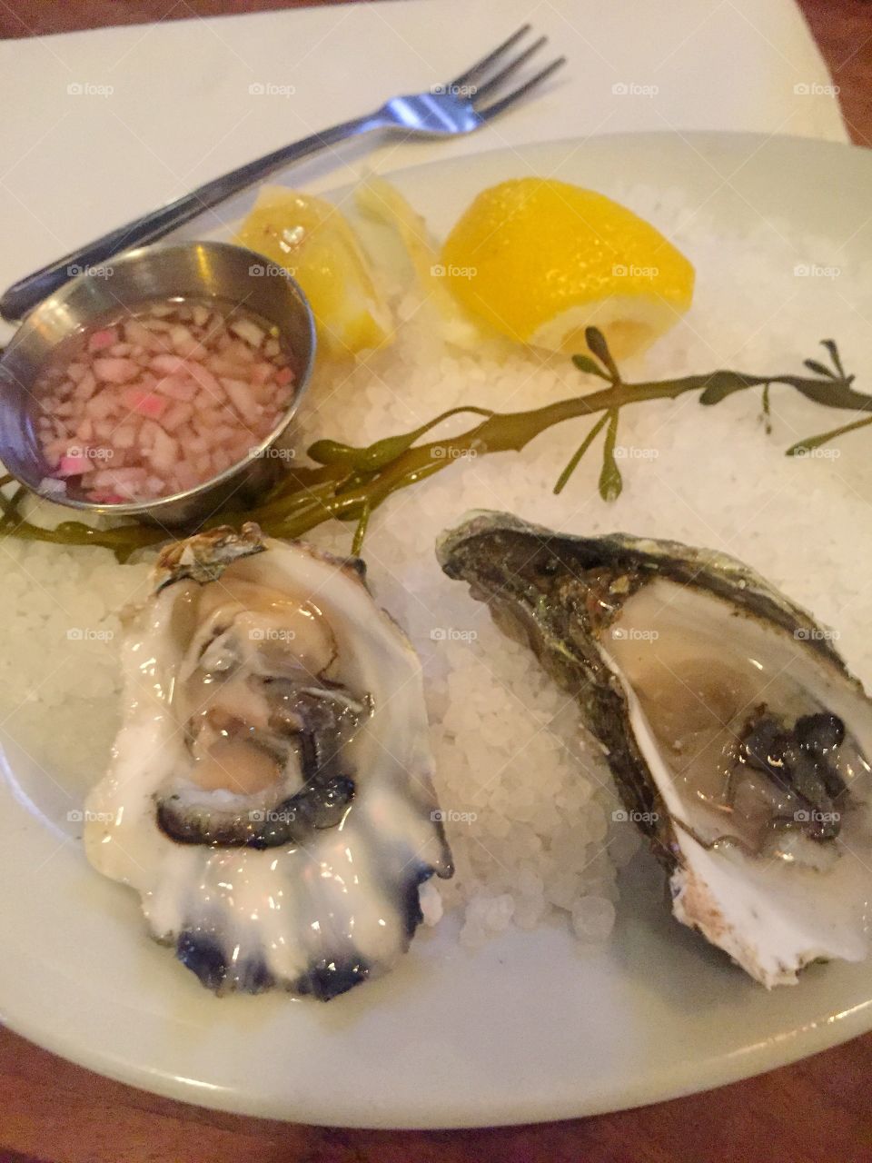 Bay Area local oysters