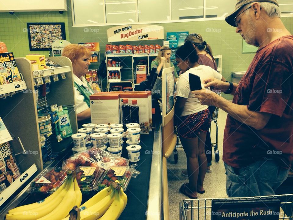 Shopping for groceries