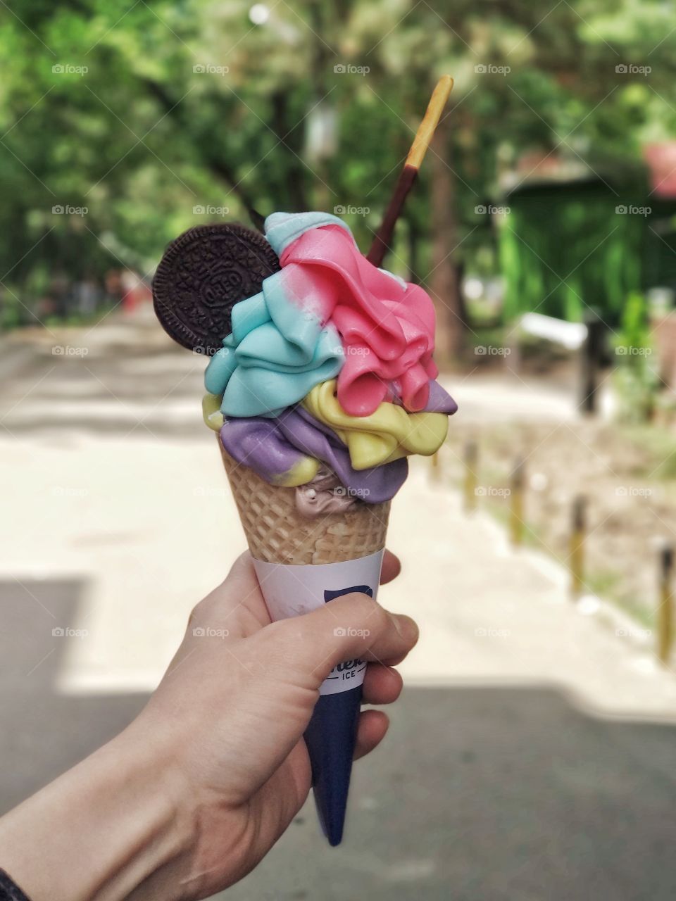 rainbow ice cream