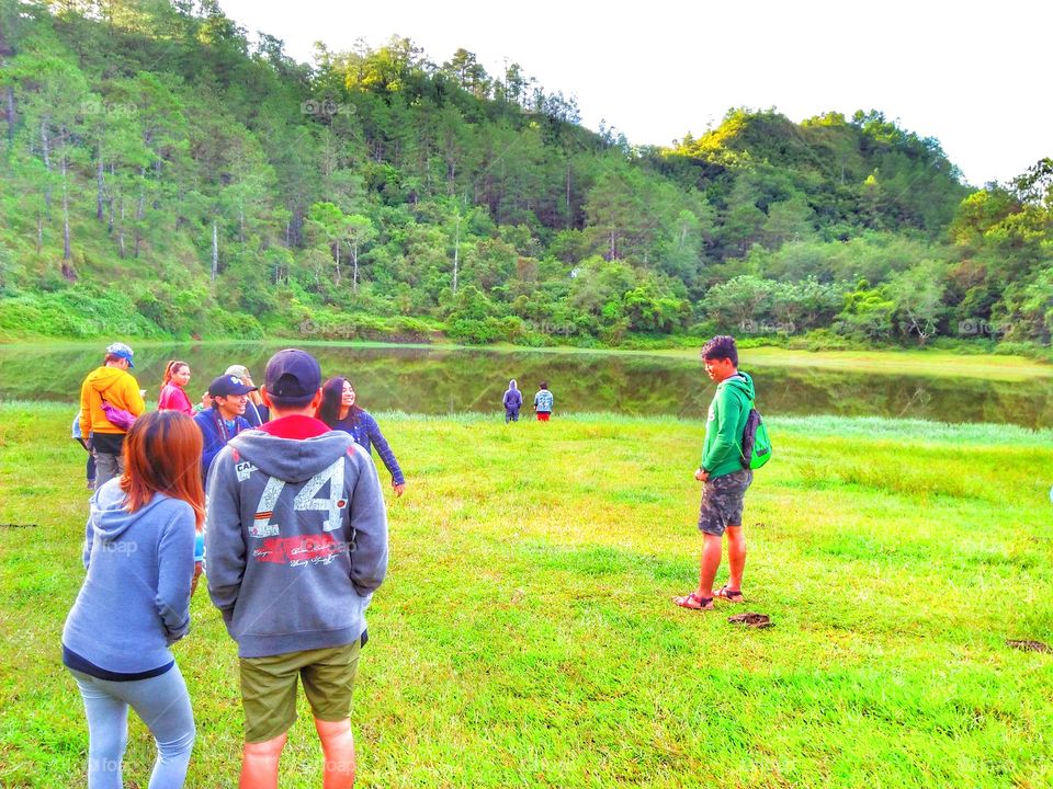 morning hike with friends