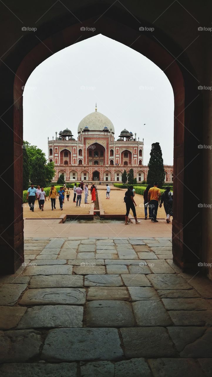 humayun's tomb, delhi, india