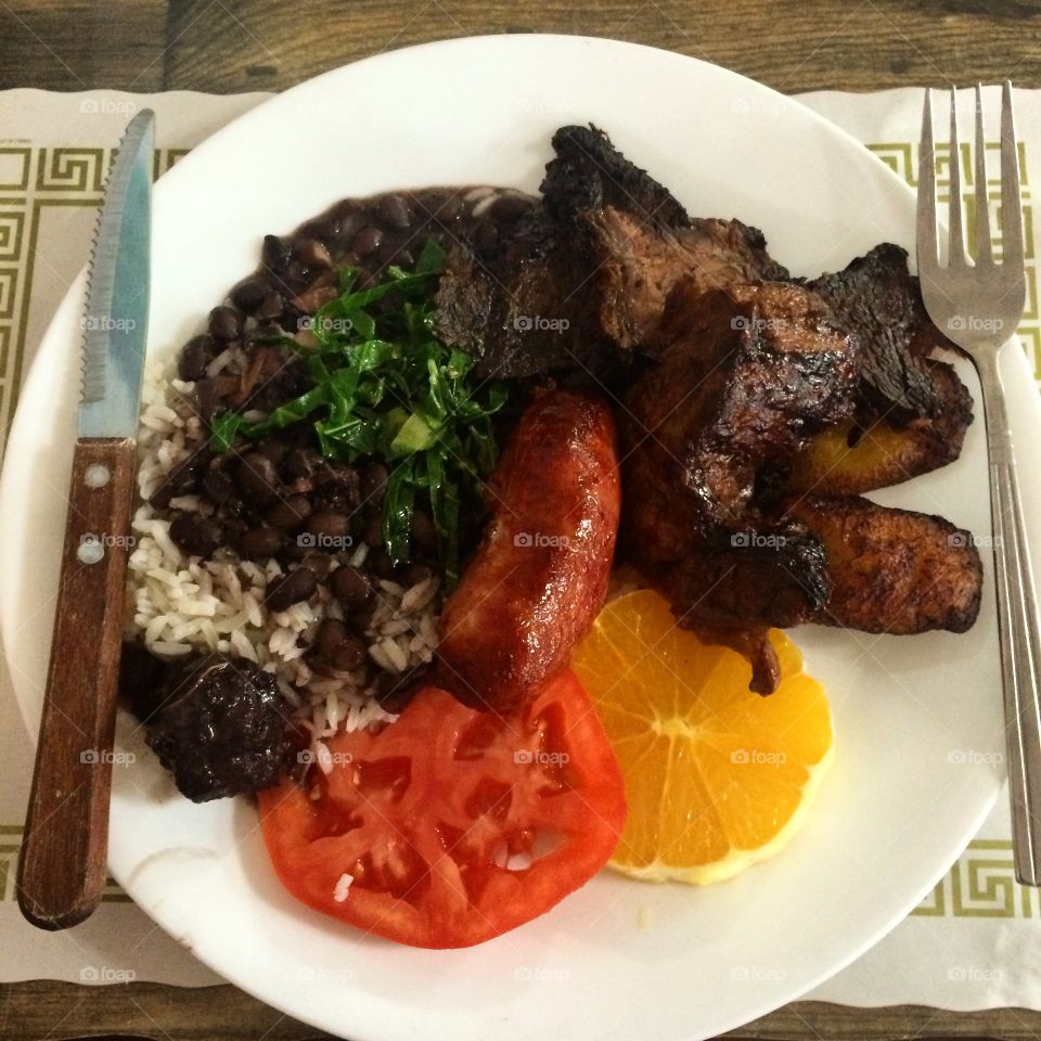 A nice classic & traditional Brazilian meal. 