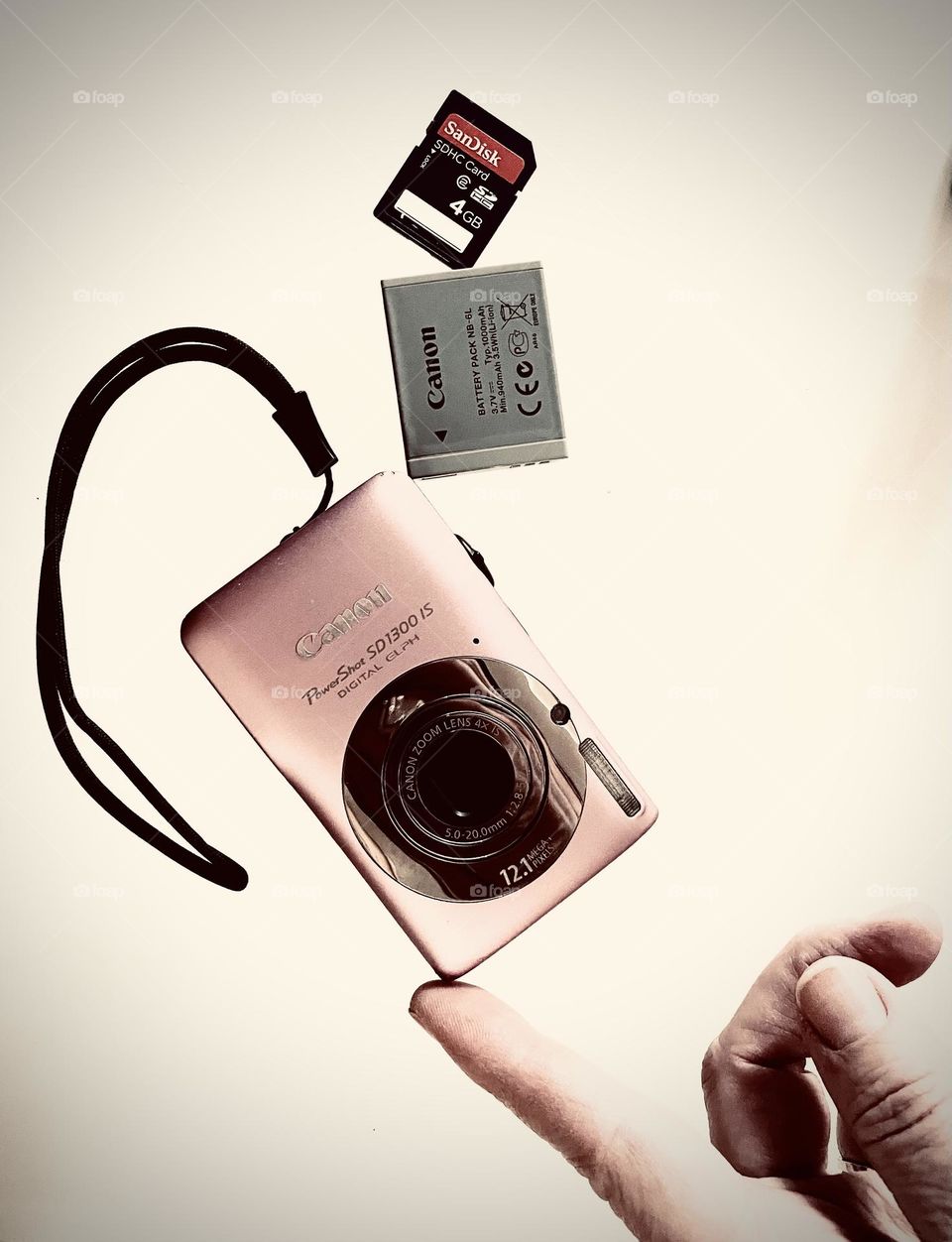 Camera balanced on my finger...