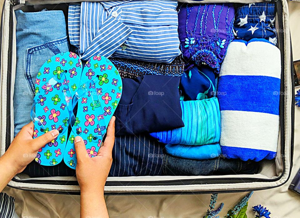 Suitcase for holiday