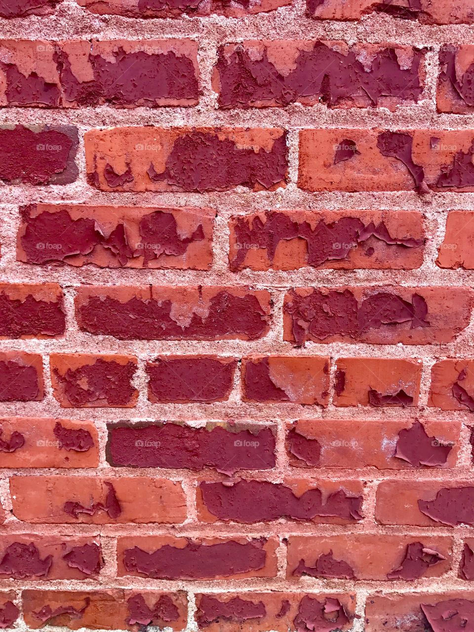 Old Brick Painted Wall