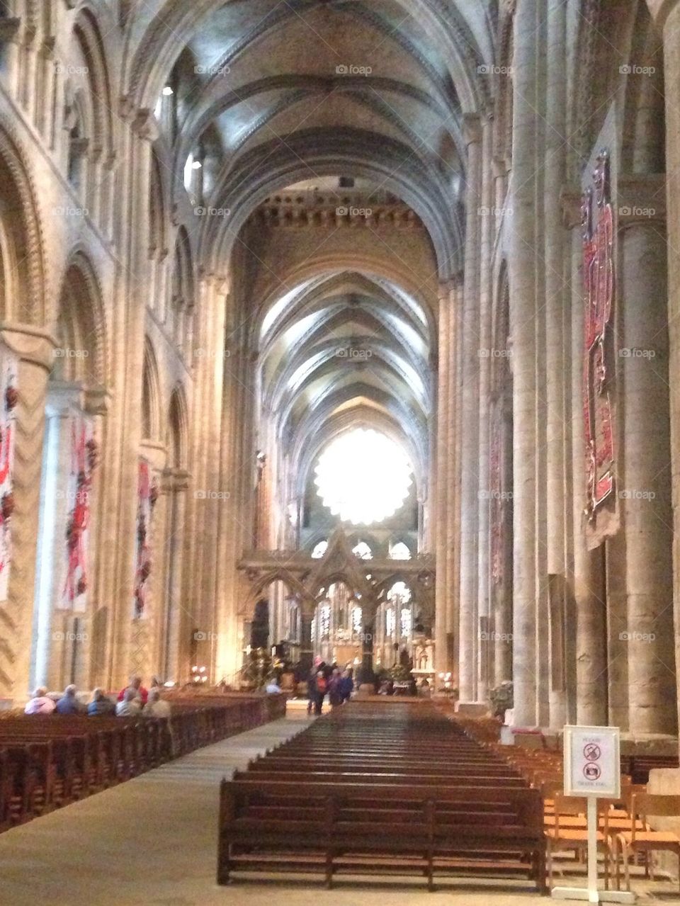 Durham Cathedral - the nave (where all the congregation sit)