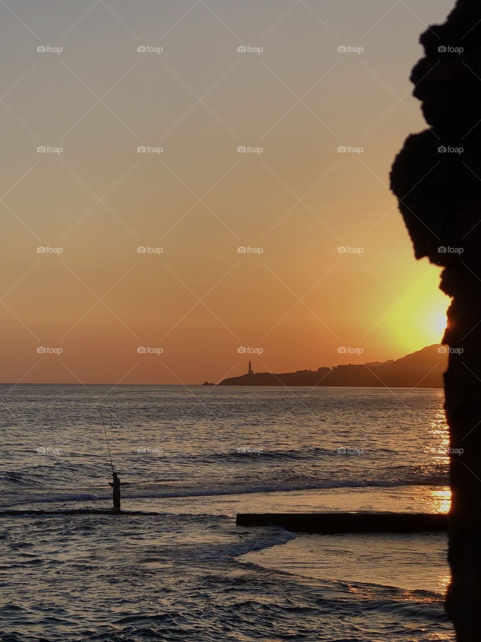 Fishing when the sun goes down