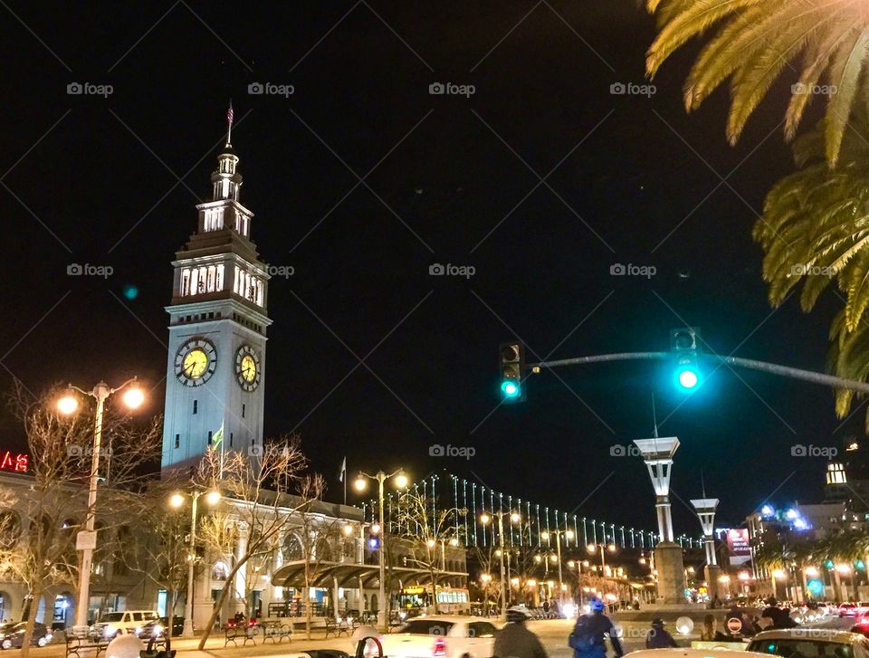 San Francisco at night 