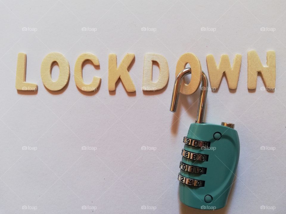 Inscription lockdown and padlock