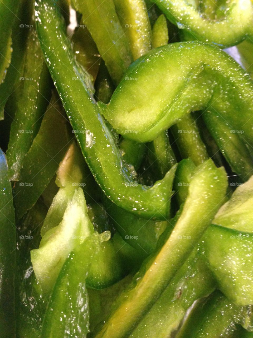 Green bell peppers