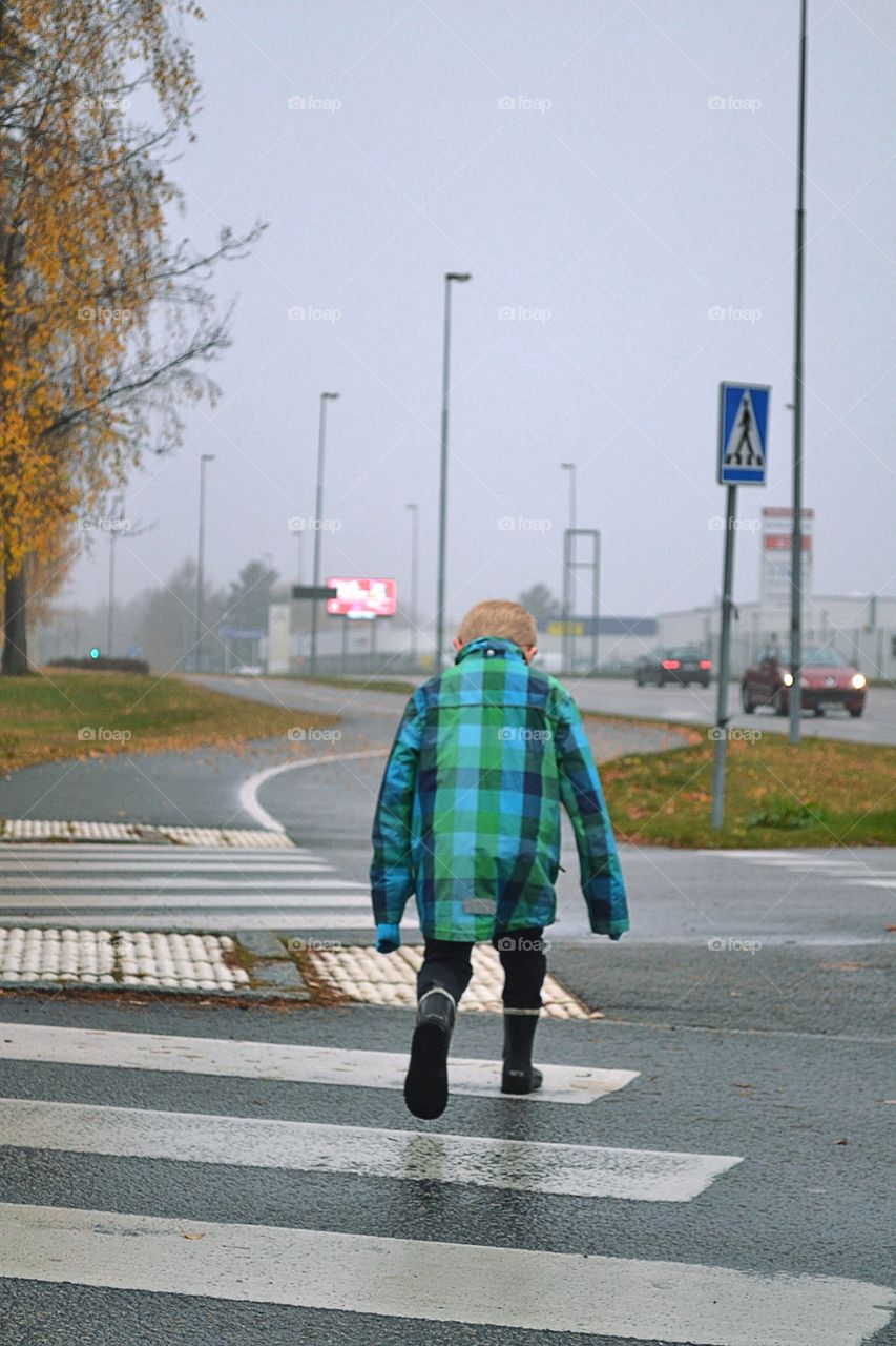 Walking in the city