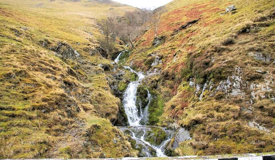 Scotland, Scottish Highlands Waterfall