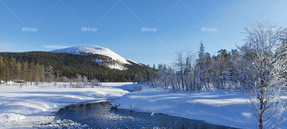 Lapland, Finland, early March