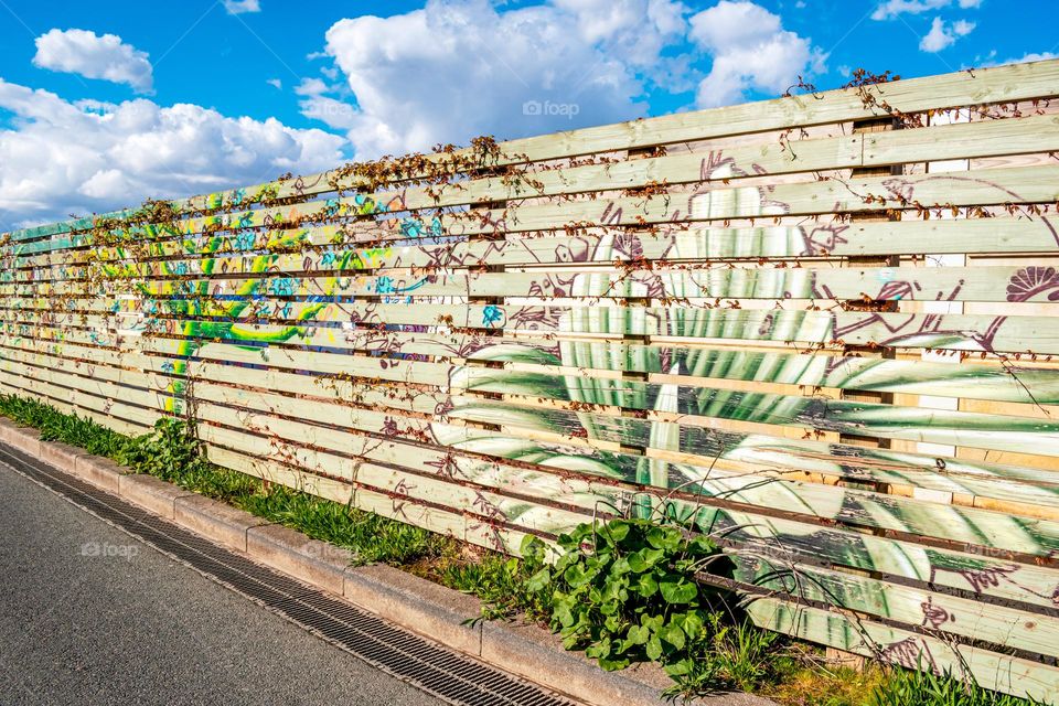 Fresque végétal