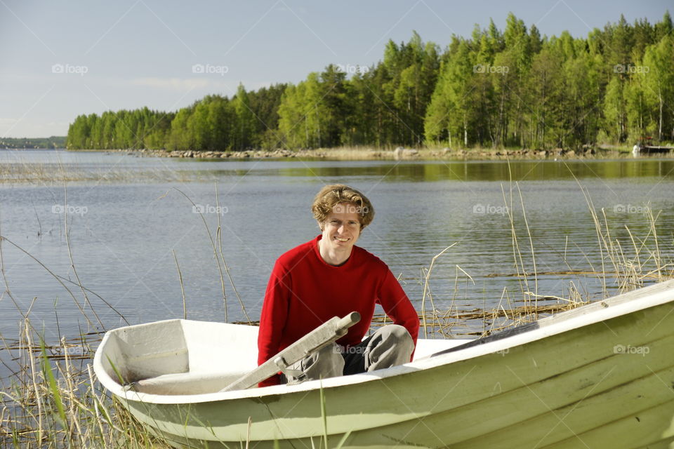 On the boat