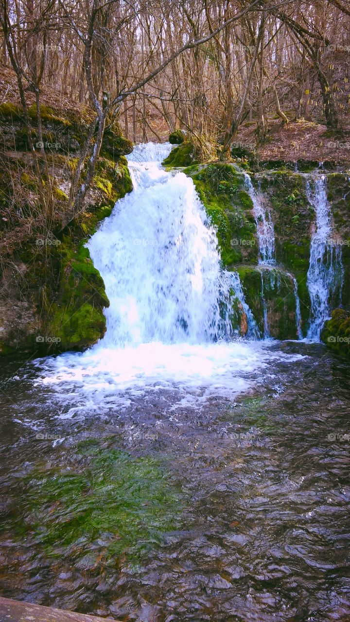 Small waterfall on the mountain