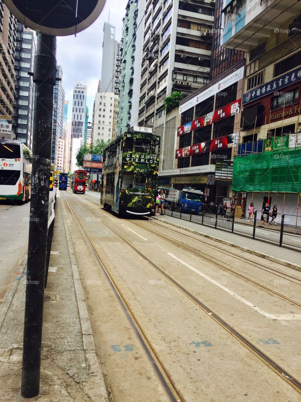 Street of HK at day