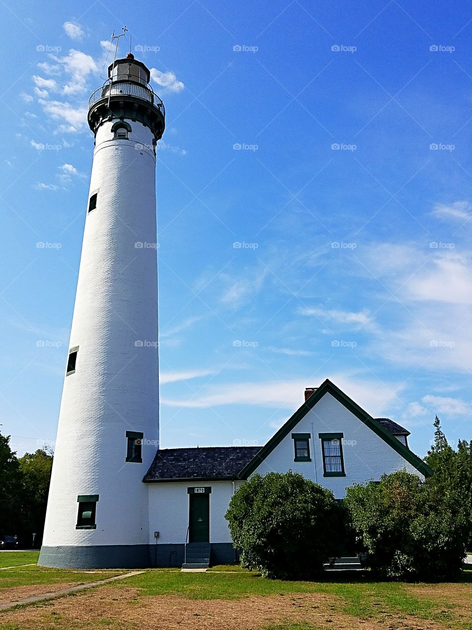 old lighthouse in Michigan
