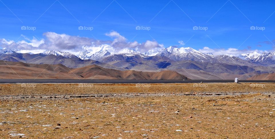 Mountain, Landscape, No Person, Snow, Travel