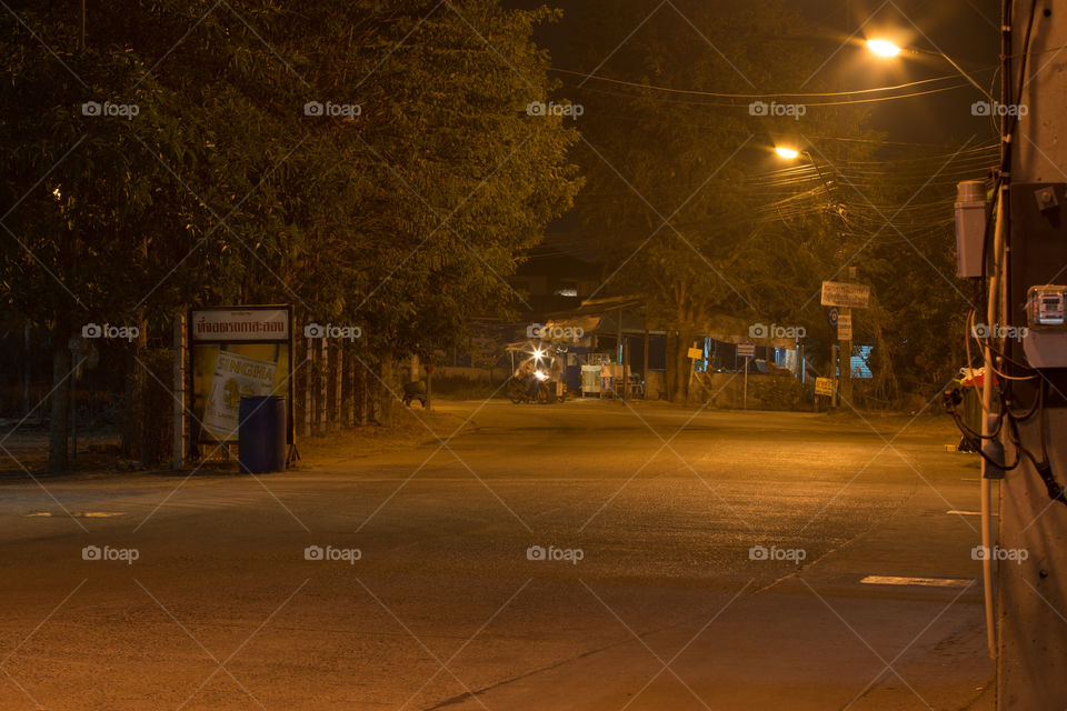 Road at night 