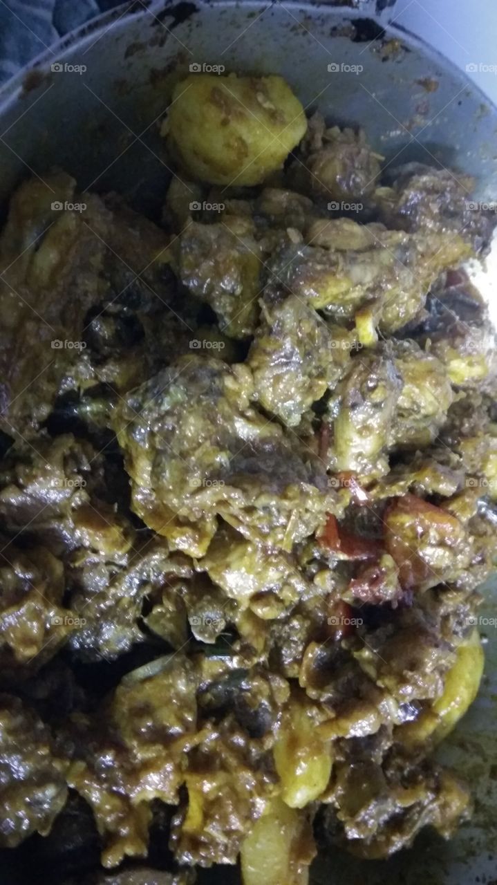 chicken cooking in ok