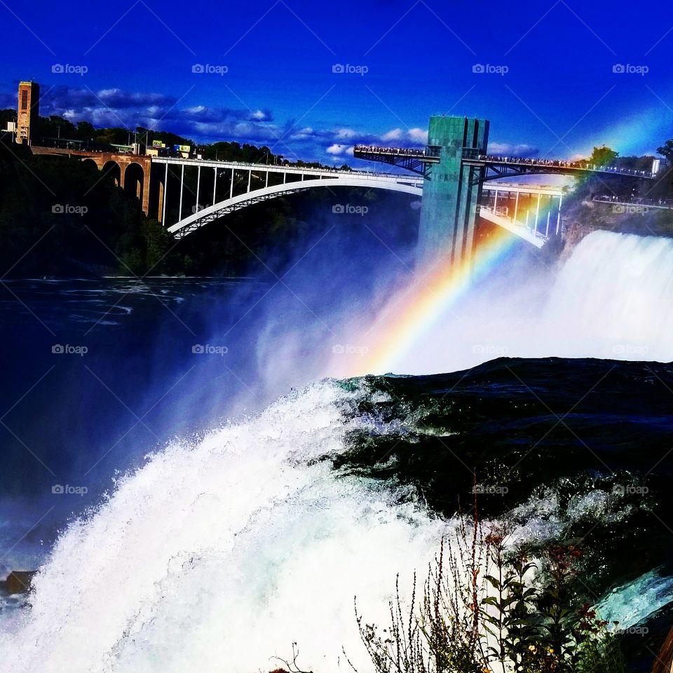 Rainbow over the Falls