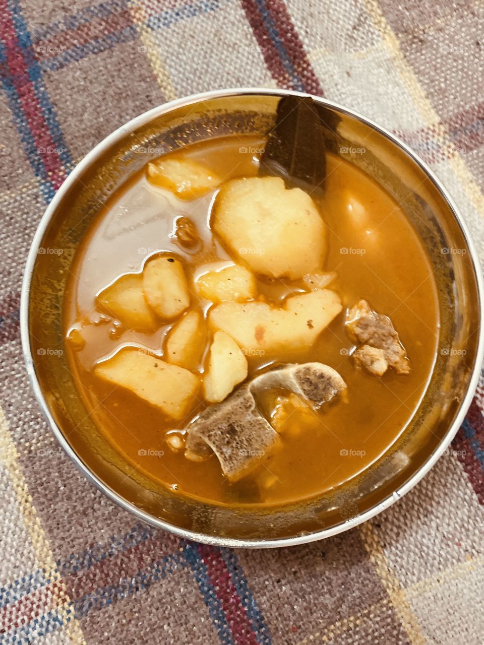 Edam potatoes with meat 🥩