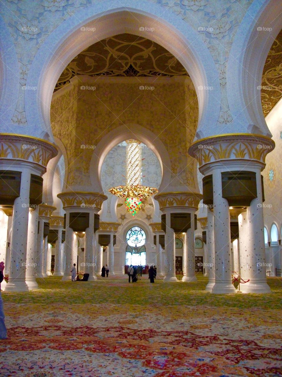 Sheikh Zayed grand mosque in Abu Dhabi 