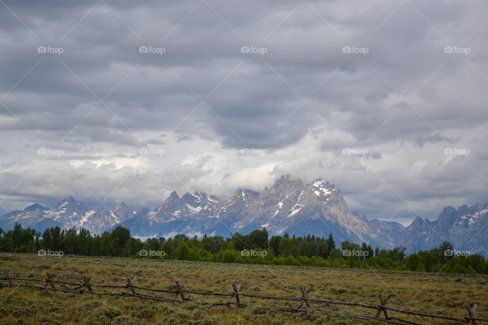 Fenced Mountain Valley