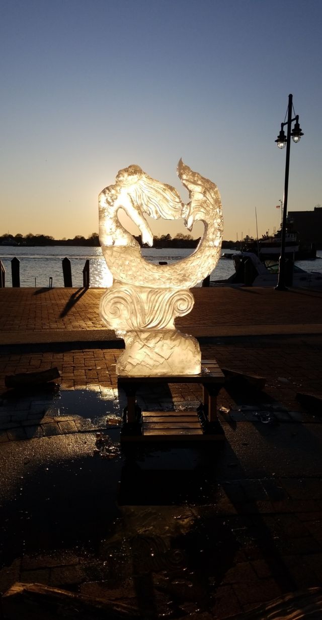 Mermaid Ice Sculpture