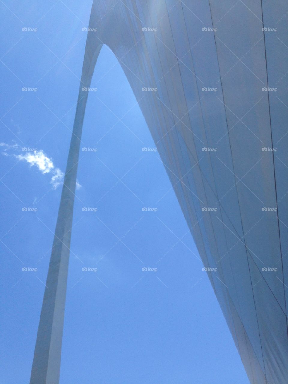 Gateway Arch in St Louis, MO. St Louis Gateway Arch