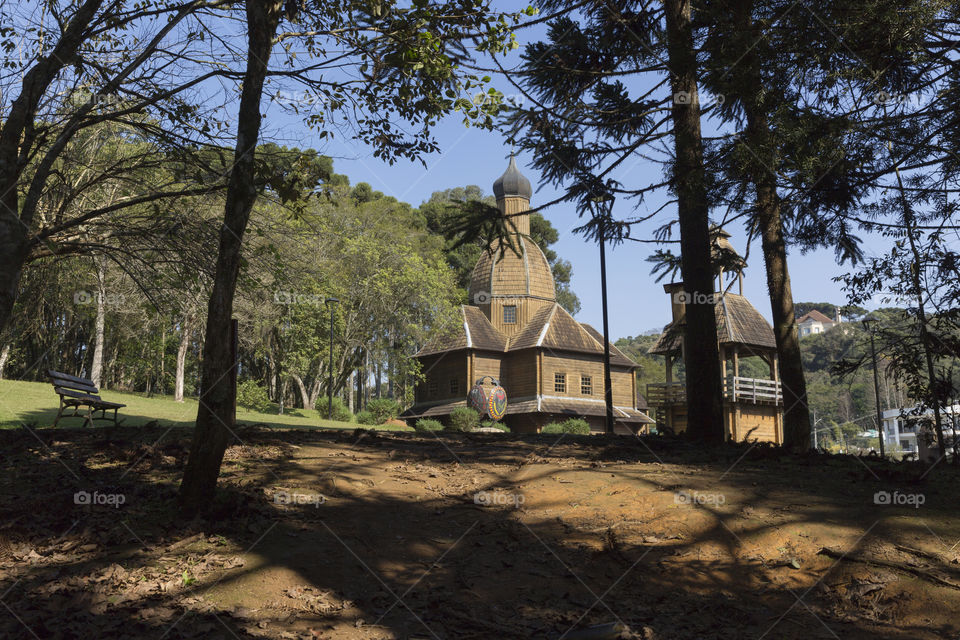 Ukrainian memorial in Curitiba Parana Brazil.