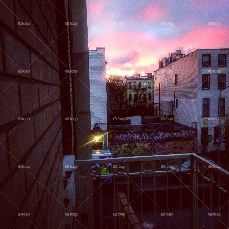 Balcony views of Brooklyn