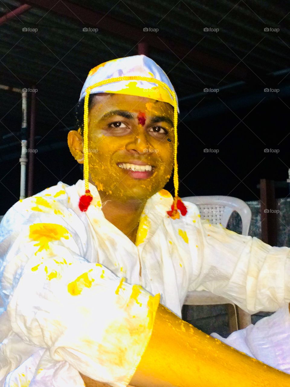 A typical, rural Indian groom. Shot on my old iPhone 5S