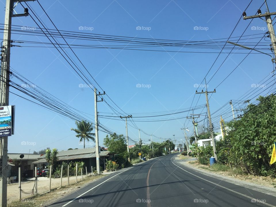 Road and sky 