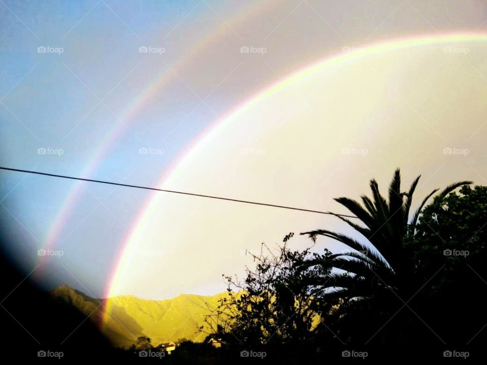 Rainbow on the way back from work just a beautiful sight