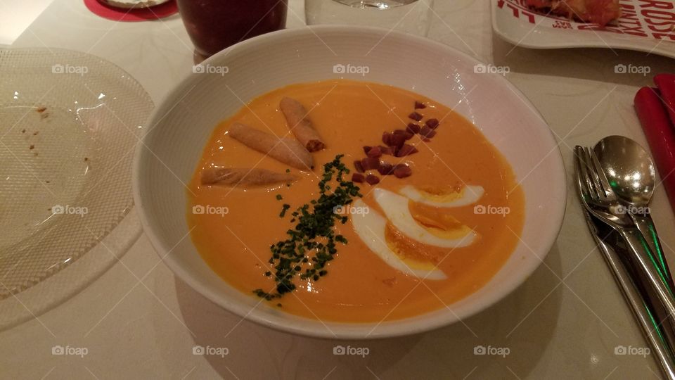 Gazpacho from Jaleo Las Vegas