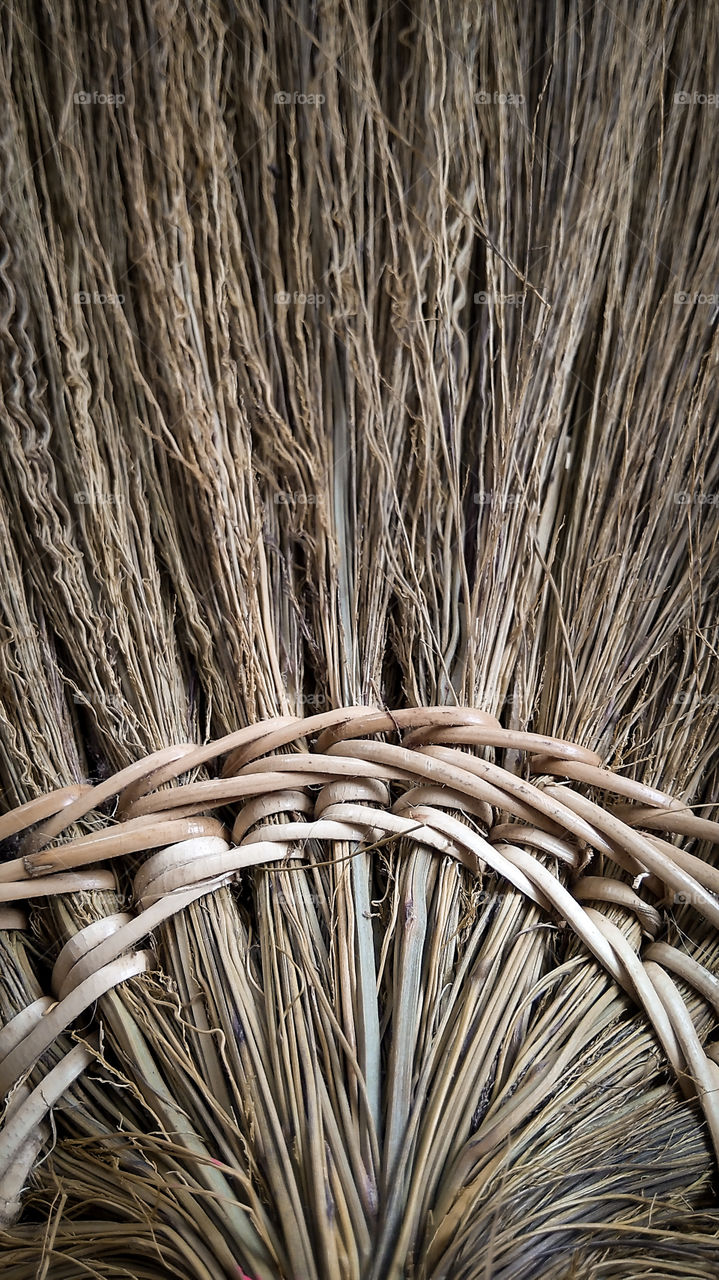 "Sapu ijuk" Is a broom commonly used to sweep dust in homes