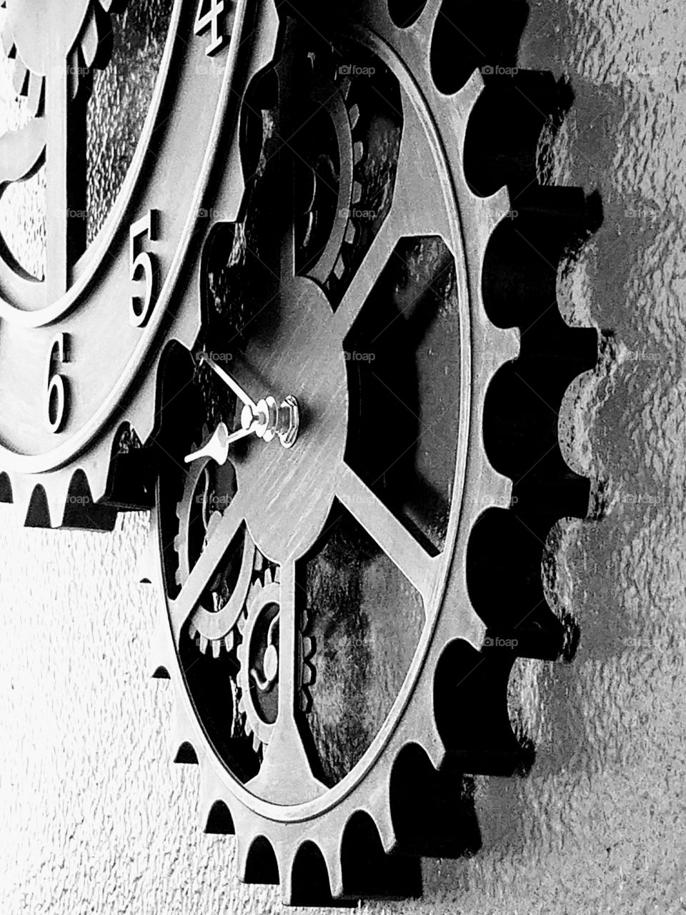 Black & White Gigantic Clock